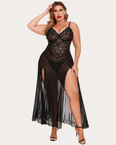 Christmas Plus Size Side Slits Dresses